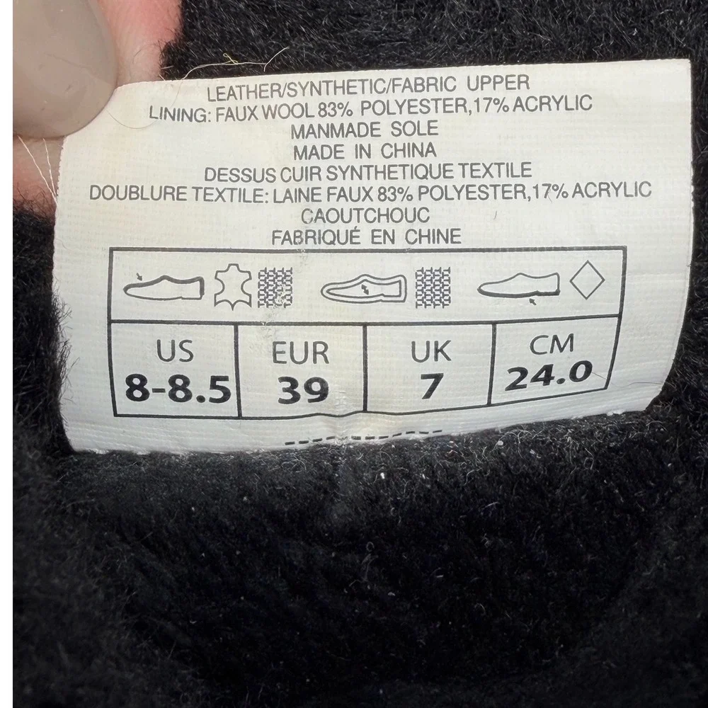 Pajar Canada Womens Gray Waterproof Winter Boots Vibram Arctic Grip Fits 8-8.5